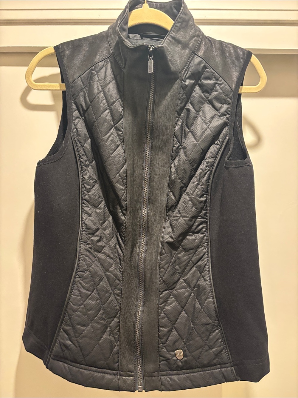Harley-Davidson Black Quilted Moto Vest